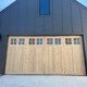 Wood carriage-style garage door installed by R&Y Garage Door Repair